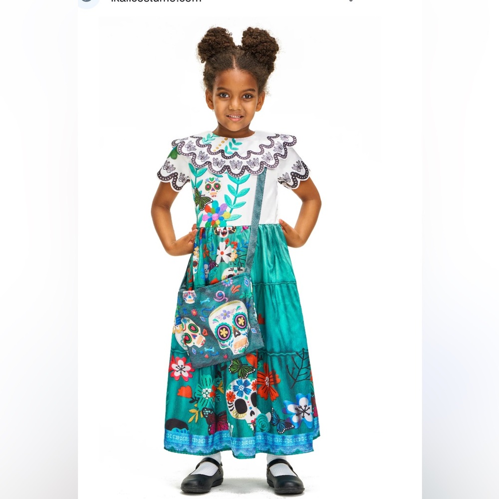 IKALI Encanto Mirabel Halloween costume dress size 8-10Y